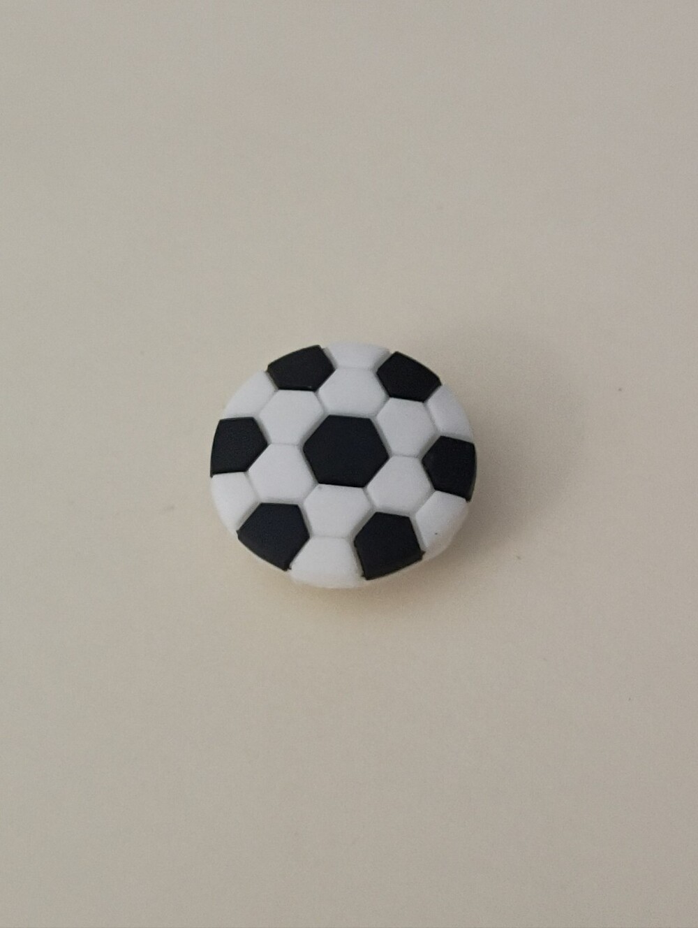 10 for $10 Jibbitz Croc Charm - Soccer Ball  Football Sports Black & White 3